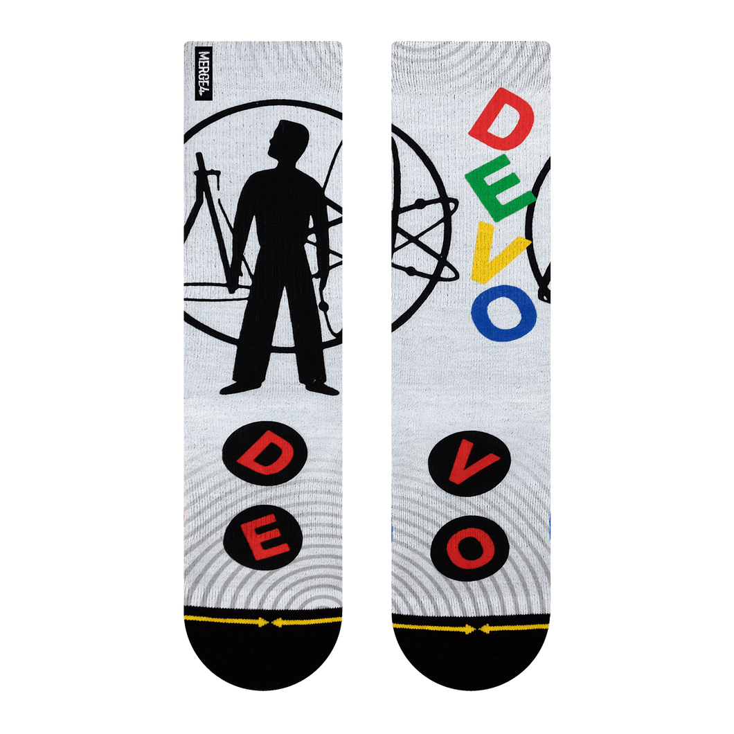 Merge4 DEVO Science Boy Crew Sock