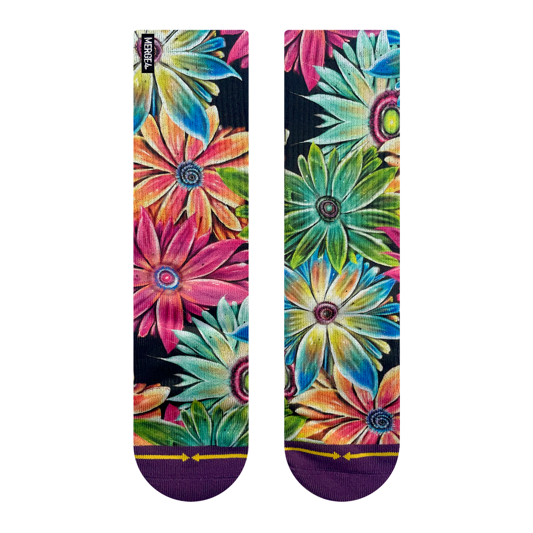 Merge4 - Max Ehrman Flower Crew Sock