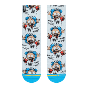 Merge4 Wakey Wakey Skate Socks Art By Steve Caballero