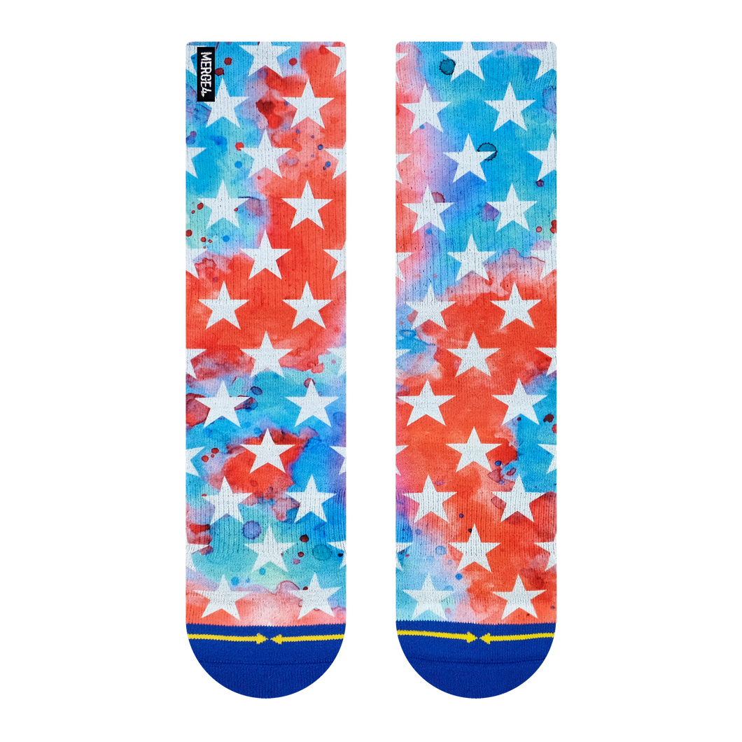 Merge4 Old Glory Crew Socks