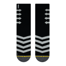 Load image into Gallery viewer, Merge4 - Performance Black Crew Sock
