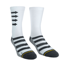 Load image into Gallery viewer, Merge4 - Performance White Crew Sock
