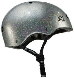 S-One Mega Lifer Helmet - Silver Gloss Glitter