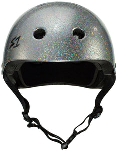 S-One Mega Lifer Helmet - Silver Gloss Glitter