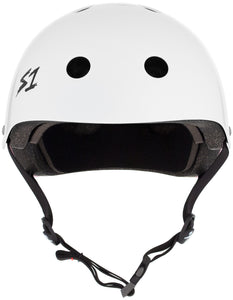 S-One Mega Lifer Helmet - White Gloss