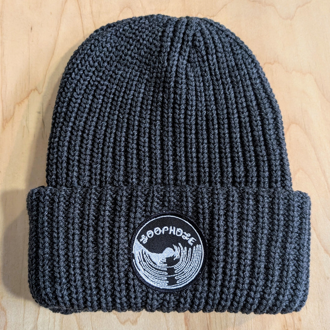 Loophole Wheels Big Brush Beanie Grey