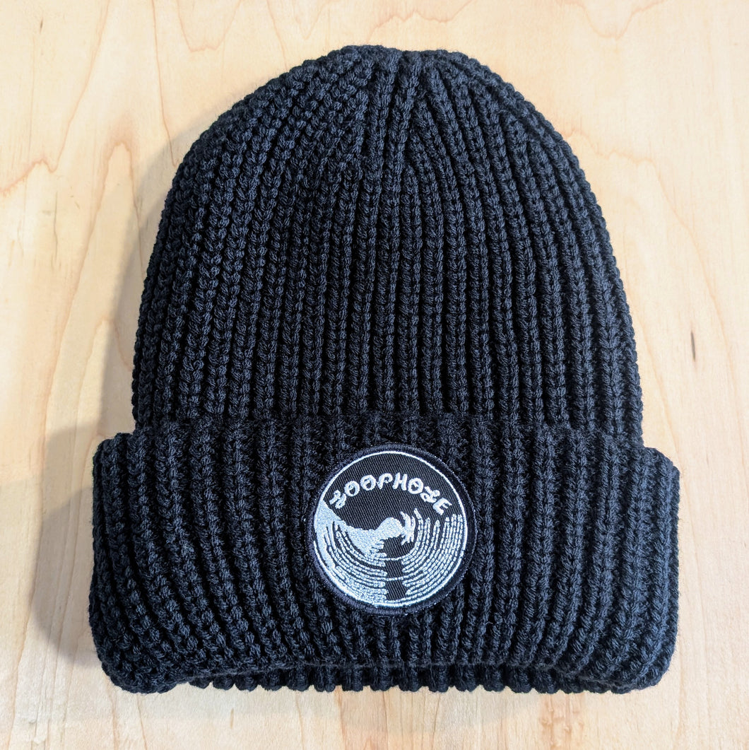 Loophole Wheels Big Brush Beanie Black