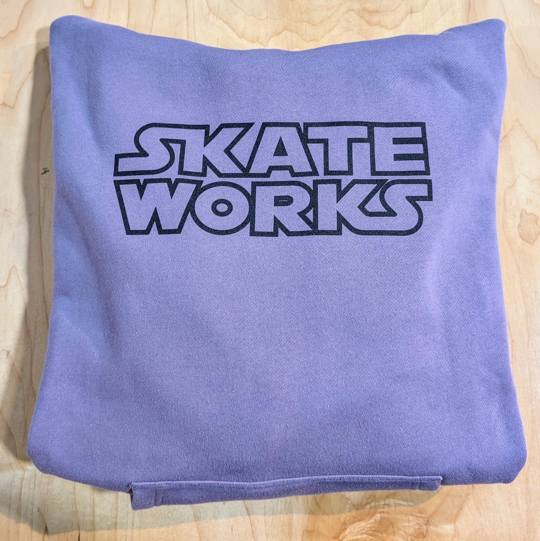 Skateworks Classic Logo Hoodie Plum