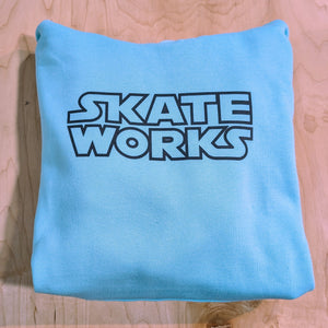 Skateworks Classic Logo Hoodie Diamond Blue