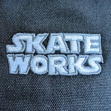 Load image into Gallery viewer, Skateworks Classic Logo Canvas Snapback Hat - Coal
