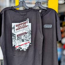 Load image into Gallery viewer, Skateworks Skate Shop Day 2025 Todd Bratrud &quot;Shop&quot; T-Shirt
