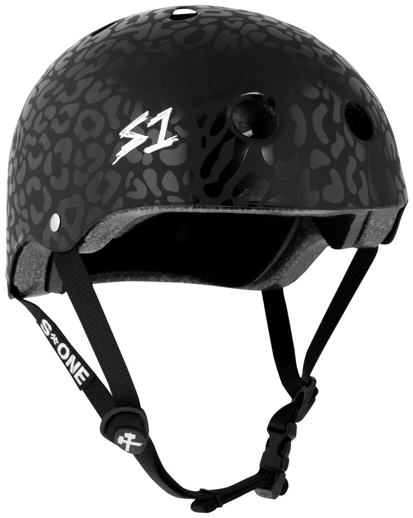 S-One Lifer Helmet - Black on Black Leopard Matte