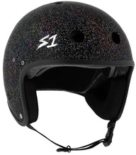 Load image into Gallery viewer, S-One Lifer Retro Helmet - Black Glitter
