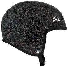 Load image into Gallery viewer, S-One Lifer Retro Helmet - Black Glitter
