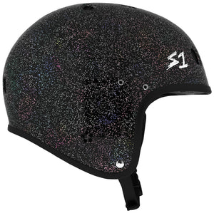 S-One Lifer Retro Helmet - Black Glitter