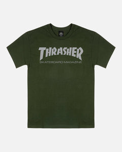 Thrasher Skate Mag T-Shirt Forest Green/Grey