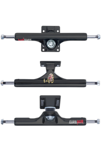 Slappy Trucks ST1 Inverted Curb Killer Trucks Matte Black 9"