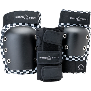 Pro-Tec Street Gear JR 3-Pack Pad Set - Checkerboard