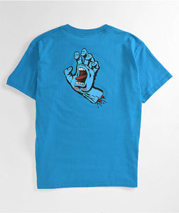 Screaming Hand T-shirt Youth Blue