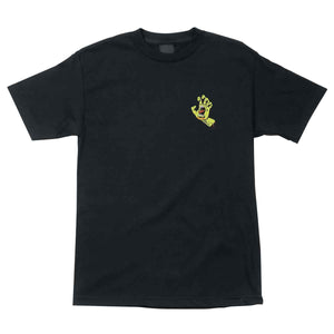 Screaming Hand T-Shirt Black/Yellow