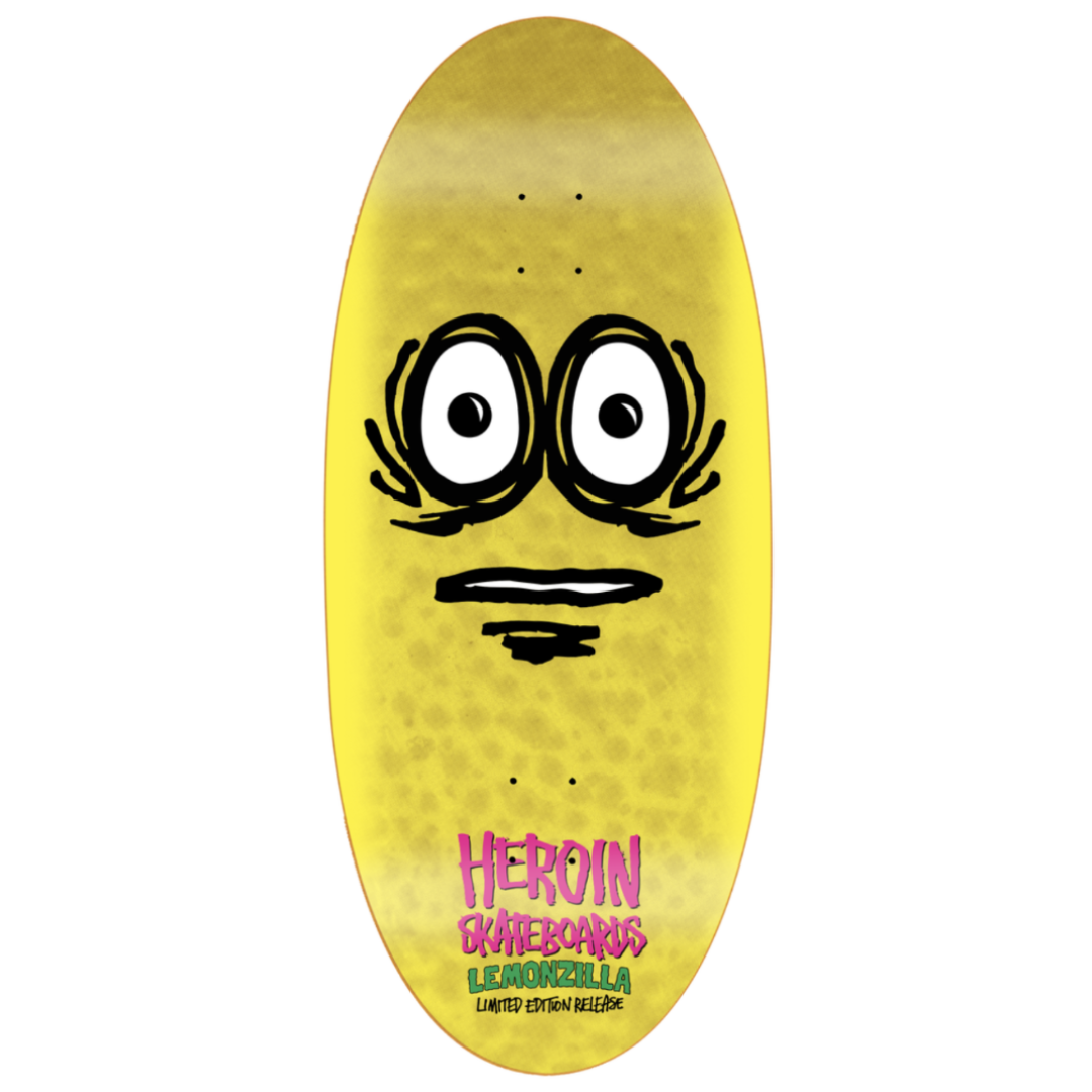 Heroin Skateboards Lemonzilla Deck 13.5