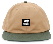 Load image into Gallery viewer, Loophole Wheels x Magenta Two-Tone Hat - Khaki/Green
