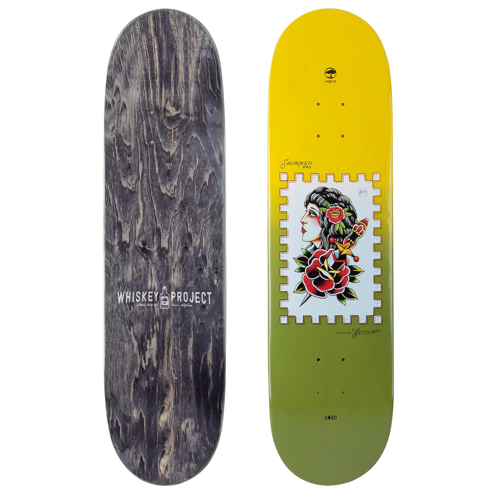 Arbor Shuriken Getzlaff Deck 8.5