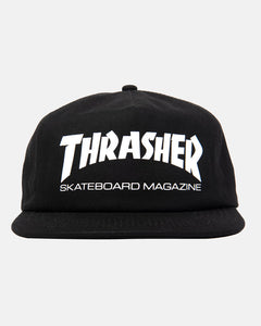 Thrasher Logo Snapback - Black