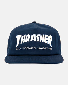 Thrasher Logo Snapback - Navy