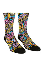 Load image into Gallery viewer, Merge4 - Slogan Mushrooms Crew Sock
