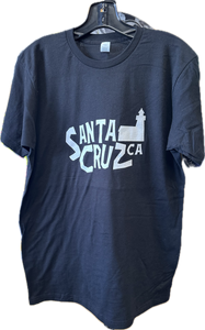 Santa Cruz Lighthouse T-Shirt Black