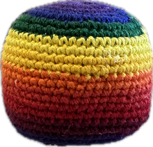 Load image into Gallery viewer, World Footbag Boota Bag Crochet Footbag

