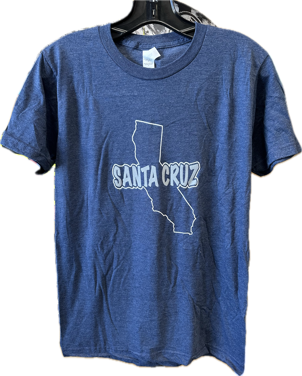 Santa Cruz California T-Shirt Heather Denim