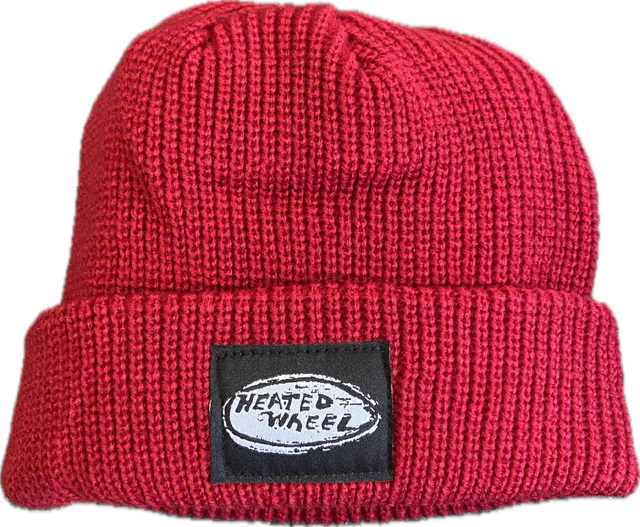 The Heated Wheel Oval Beanie Burgundy