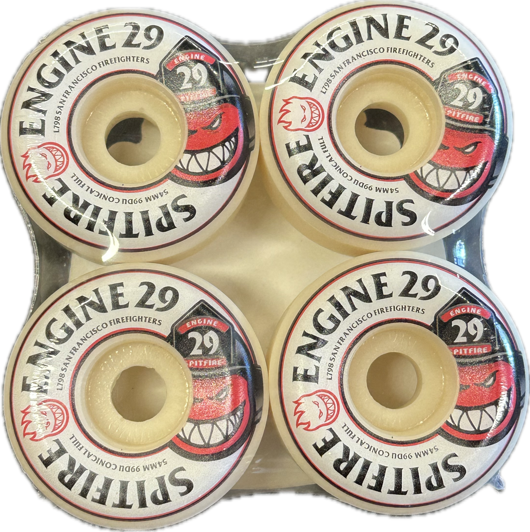 Spitfire Wheels Engine 29 SF Firefighters Formula Four Conical