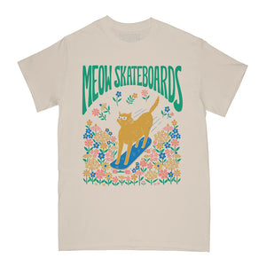 Meow Meadow T-Shirt - Natural