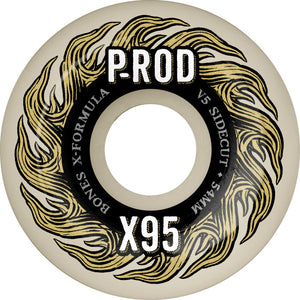 Bones X-Formula P-Rod Pro V5 Sidecut 95A 52mm or 54mm