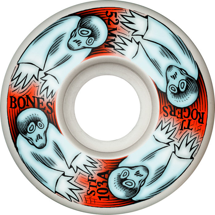 Bones Wheels STF Rogers Whirling Specters 52mm V3 Slims 103A