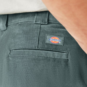 Dickies Regular Fit Flat Front Corduroy Pants - Lincoln Green