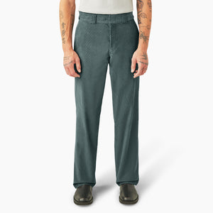 Dickies Regular Fit Flat Front Corduroy Pants - Lincoln Green