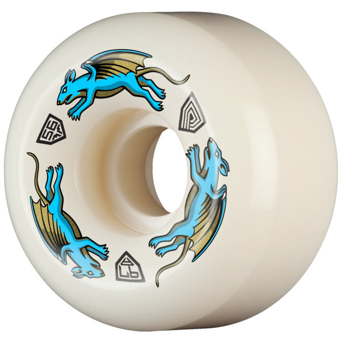Powell Peralta Dragon Formula Nano Rats Blue AV6 Wheels 56mm 97A