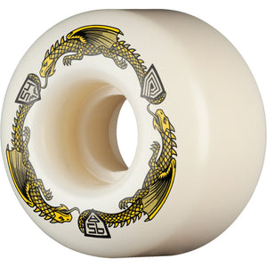 Powell Peralta Dragon Formula Yellow V4 Wheels 54mm 95A – Skateworks