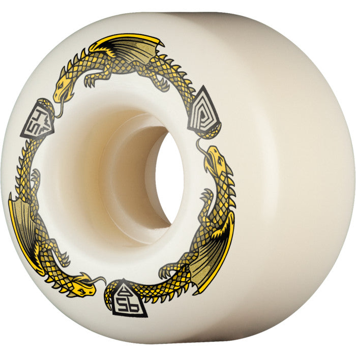 Powell Peralta Dragon Formula Yellow V4 Wheels 54mm 95A