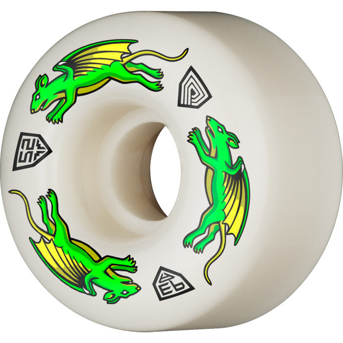 Powell Peralta Dragon Formula Nano Rats Skateboard Wheels 53mm 93A