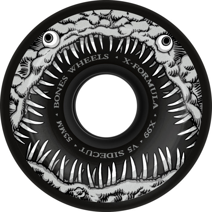 Bones X-Formula Dark Waters Skateboard Wheels 53mm V5 Sidecuts 99A