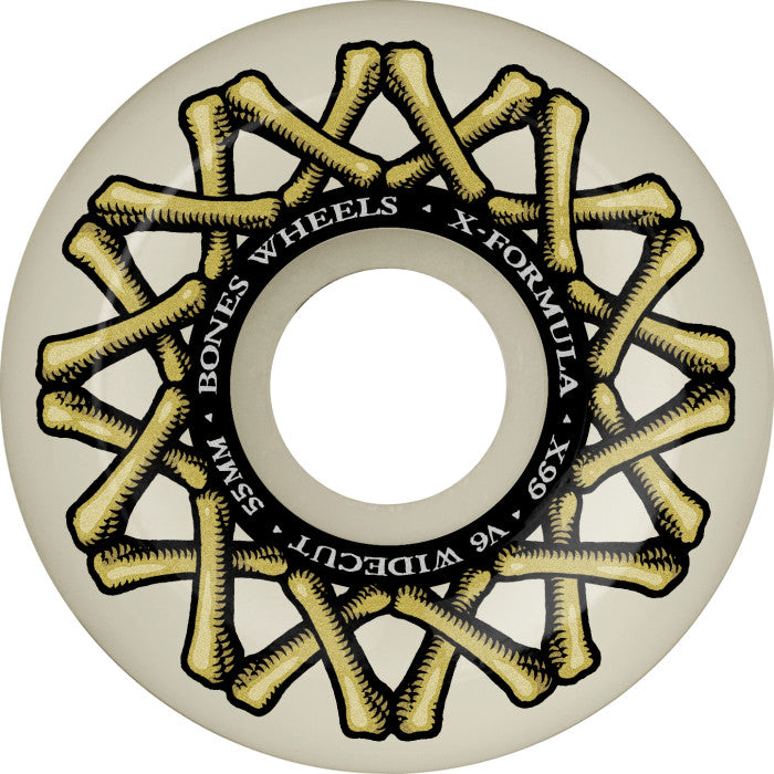 Bones X-Formula Skateboard Wheels 55mm V6 Widecuts 99A (Copy)