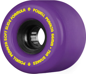 Powell Peralta Snakes Skateboard Wheels 66mm 75A - Purple