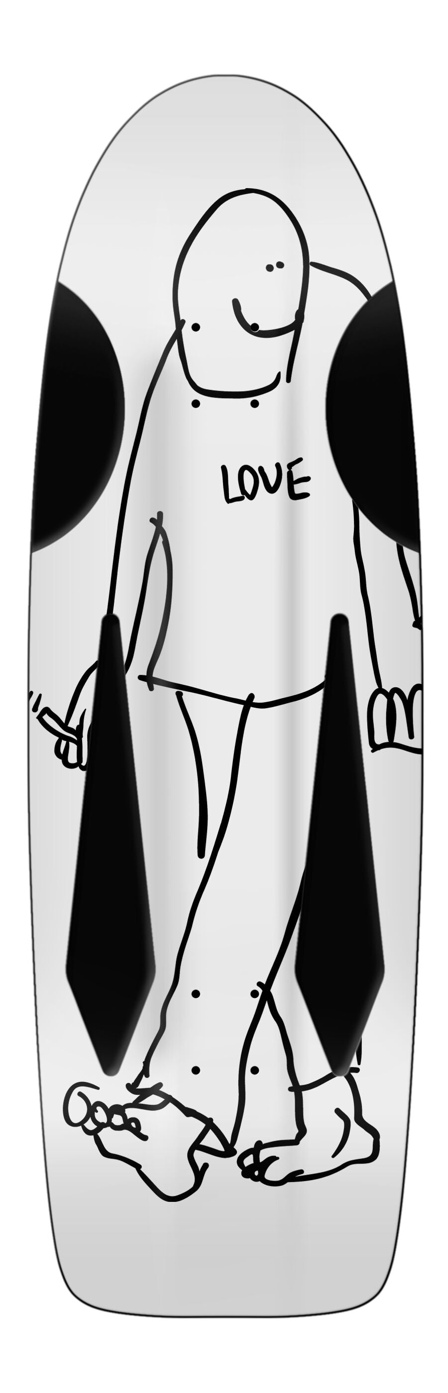 Krooked Skate Shop Day 2025 Krooked Love Beamer Deck 10.75