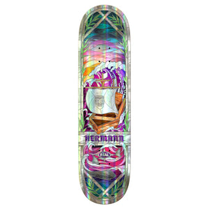 Real Hermann Holographic Rainbow Foil Cathedral Deck 8.38"