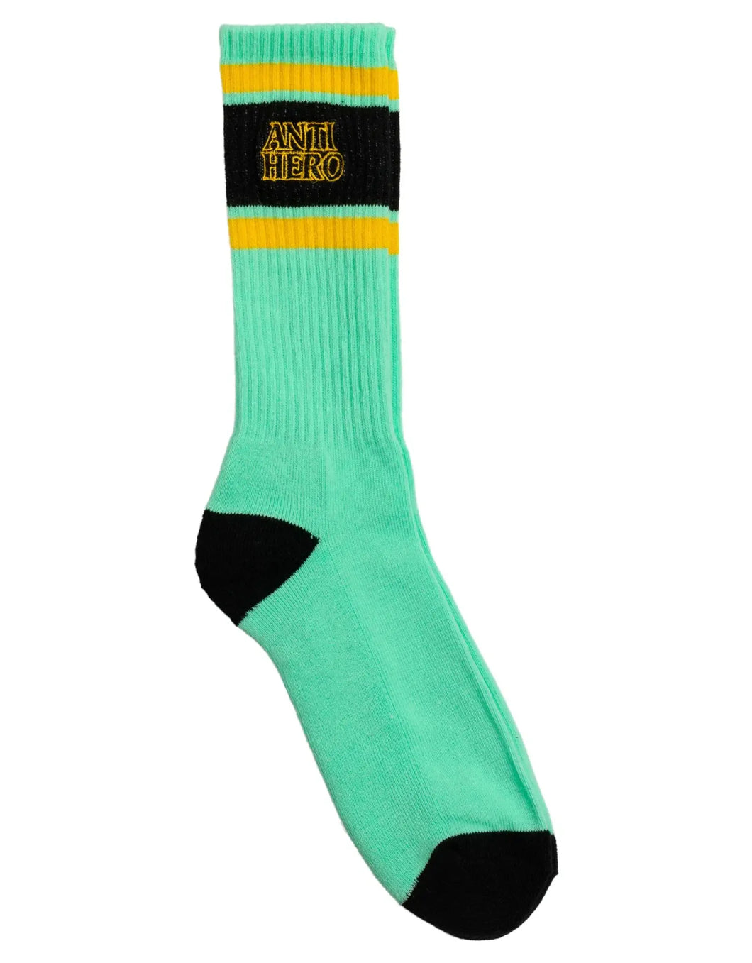 Antihero Blockhero Embroidered Sock Green